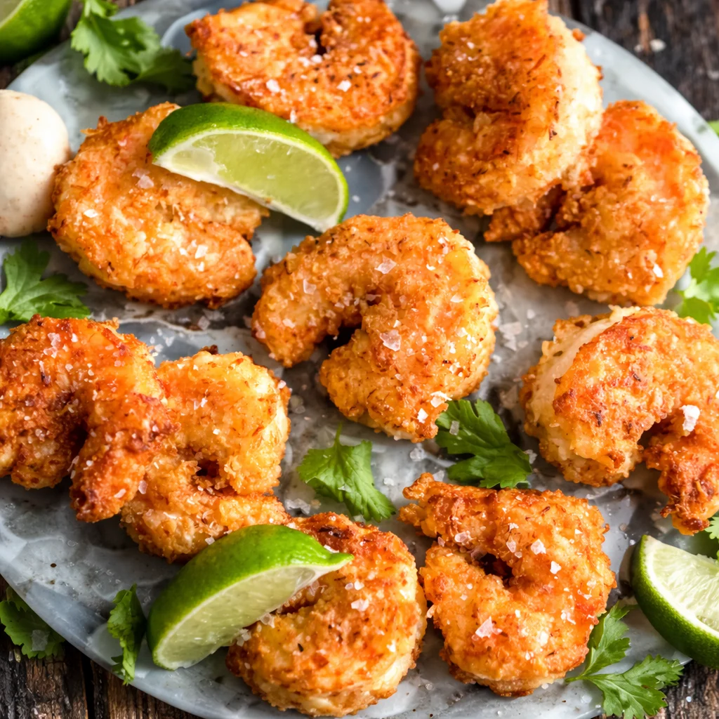 Crispy coconut shrimp served with chipotle mayo, a delicious appetizer option.