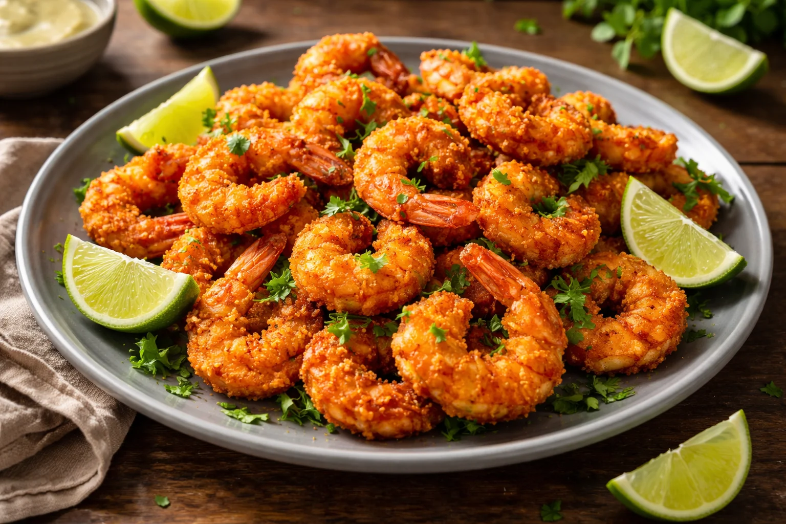 Crispy Coconut Shrimp & Savory Coconut Mushrooms - A Perfect Pair!