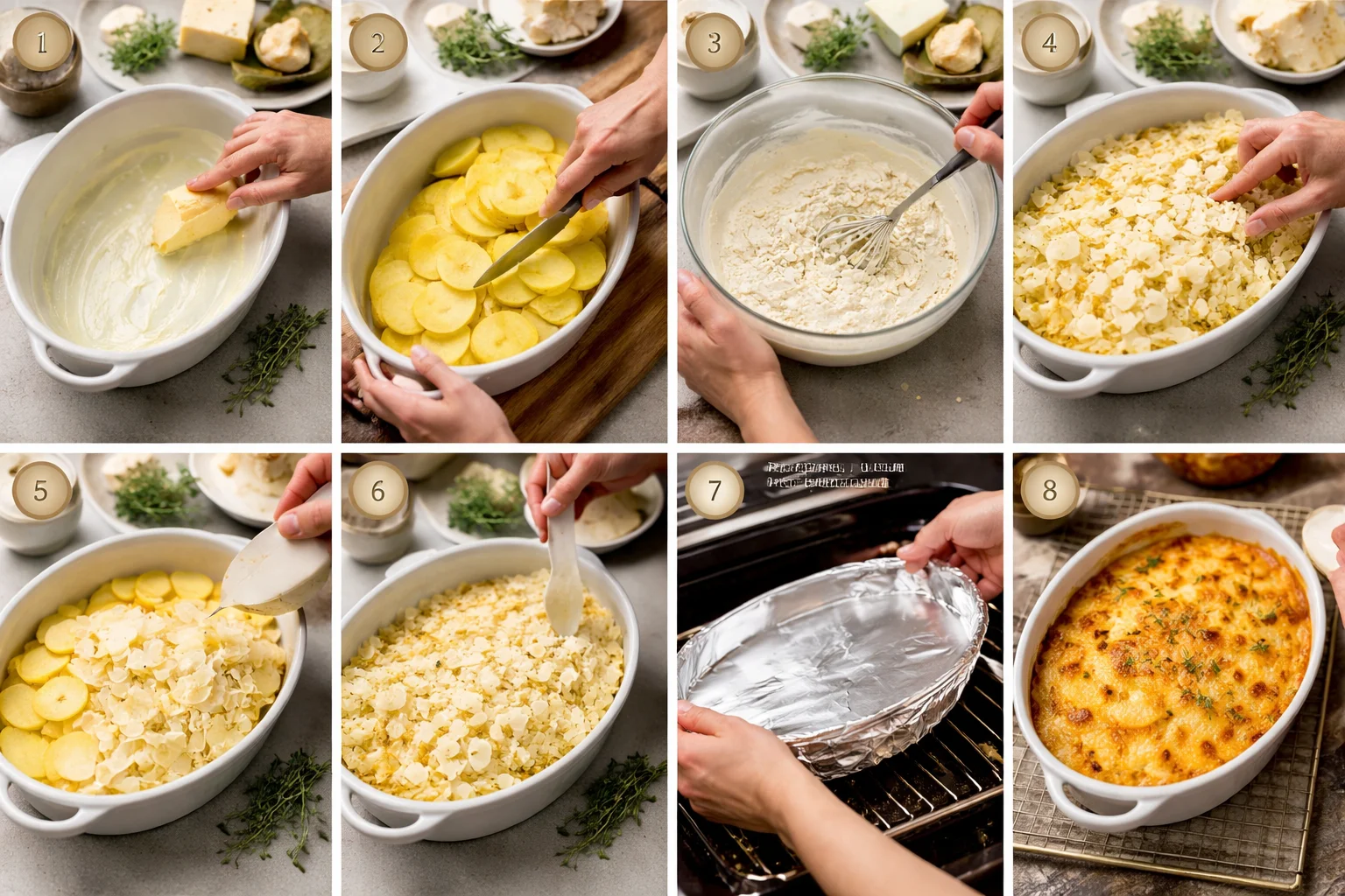 Savor the Crunch: Crispy Parmesan and Gruyere Potato Gratin Recipe