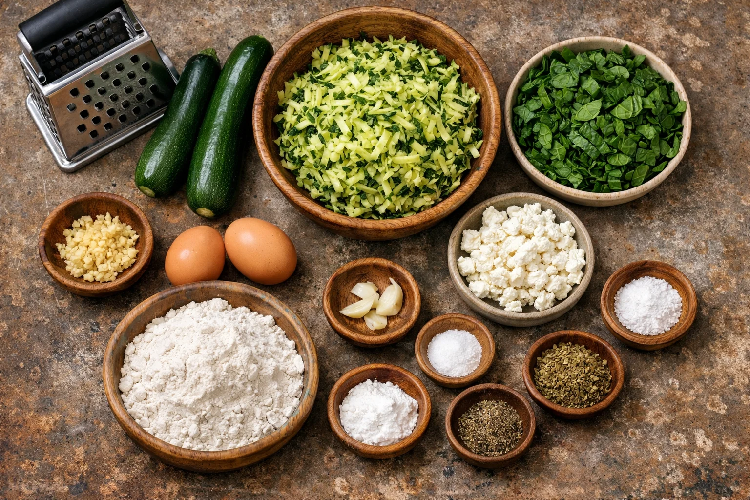 Savory Spinach Zucchini Feta Bites for a Tasty Snack