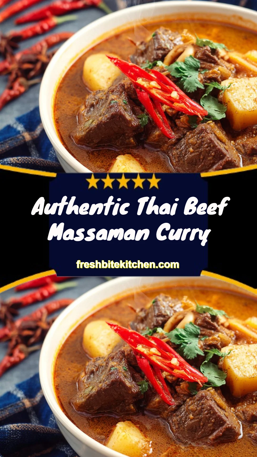 Authentic Thai Beef Massaman Curry