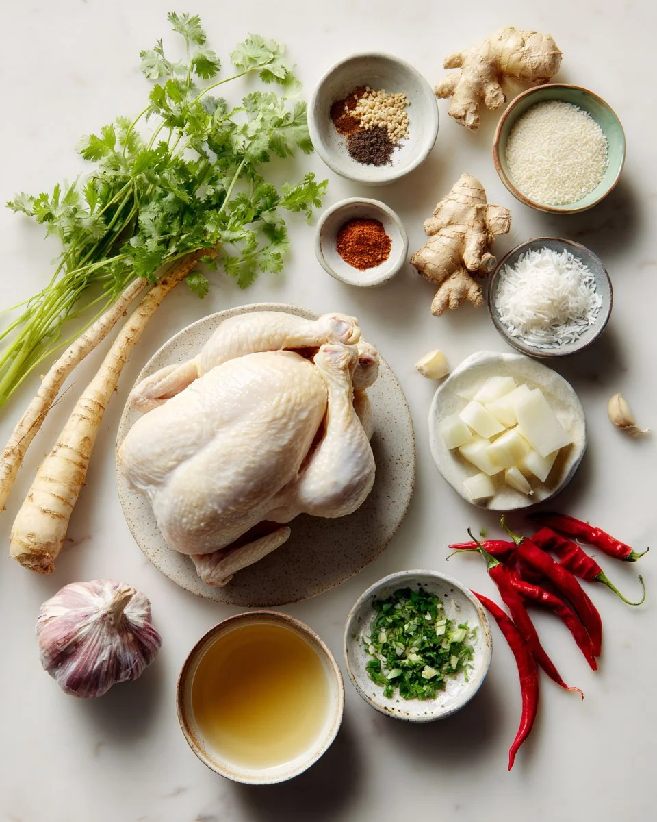 Classic Hainanese Chicken Rice