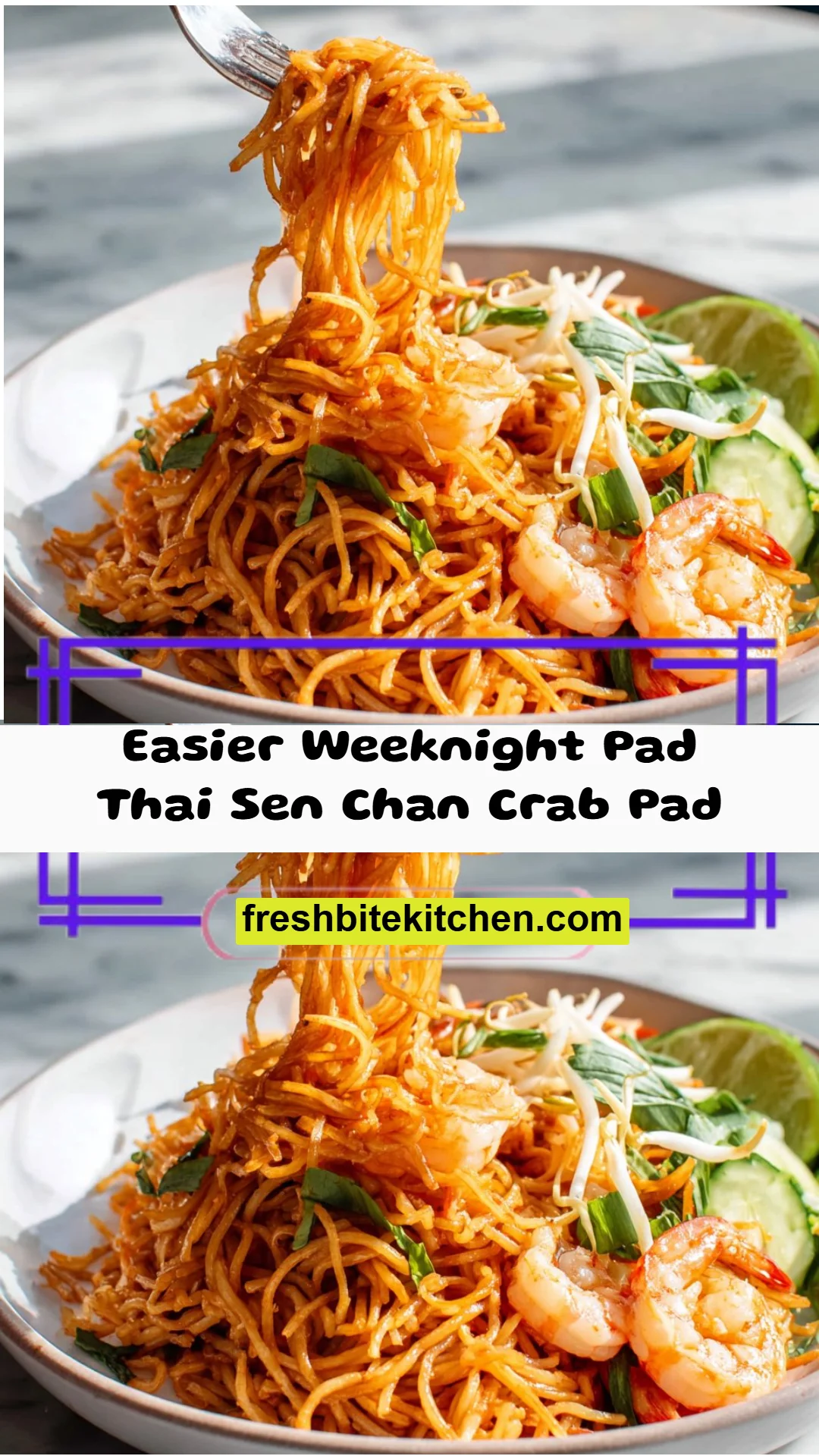 Easier Weeknight Pad Thai Sen Chan Crab Pad