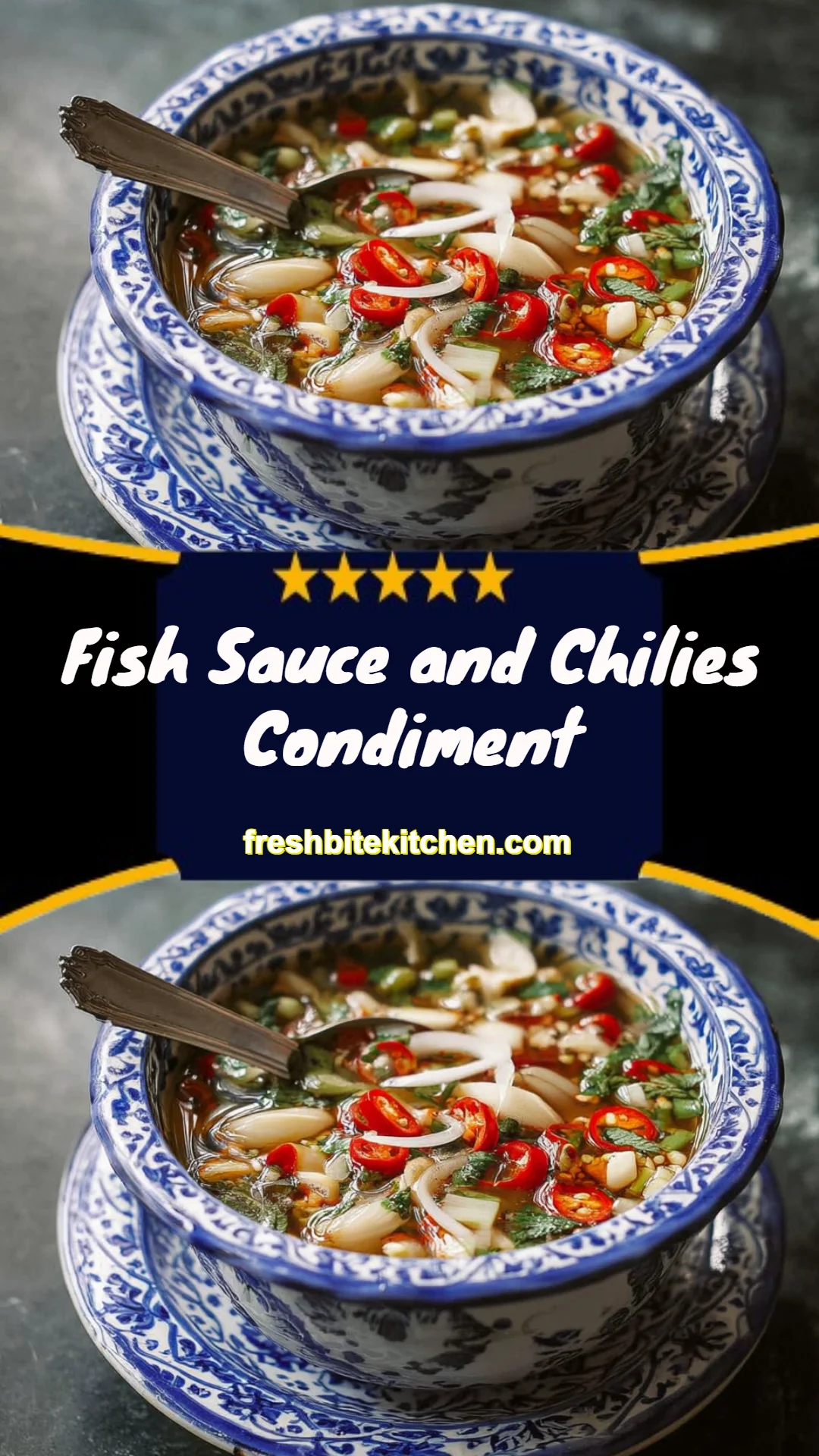 Fish Sauce and Chilies Condiment