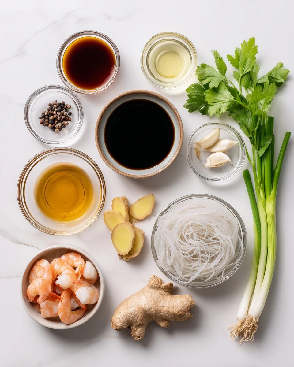Ginger Shrimp & Glass Noodles