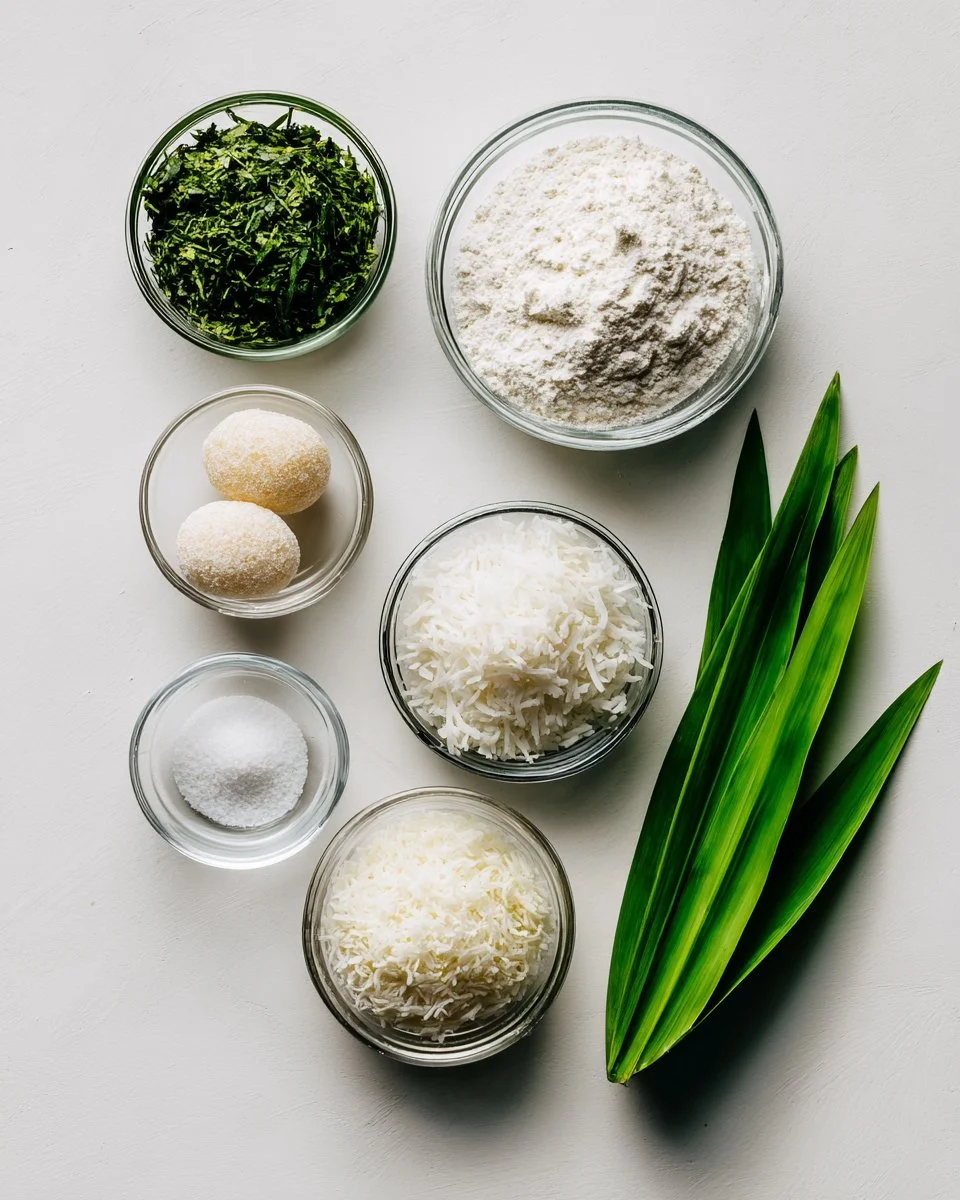Pandan Coconut Dumplings