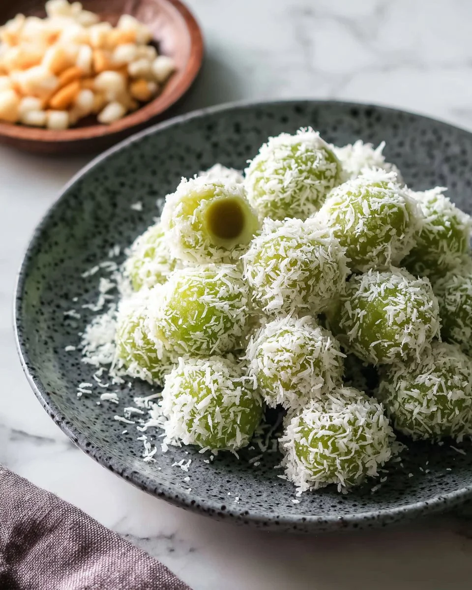 Pandan Sugar Dumplings