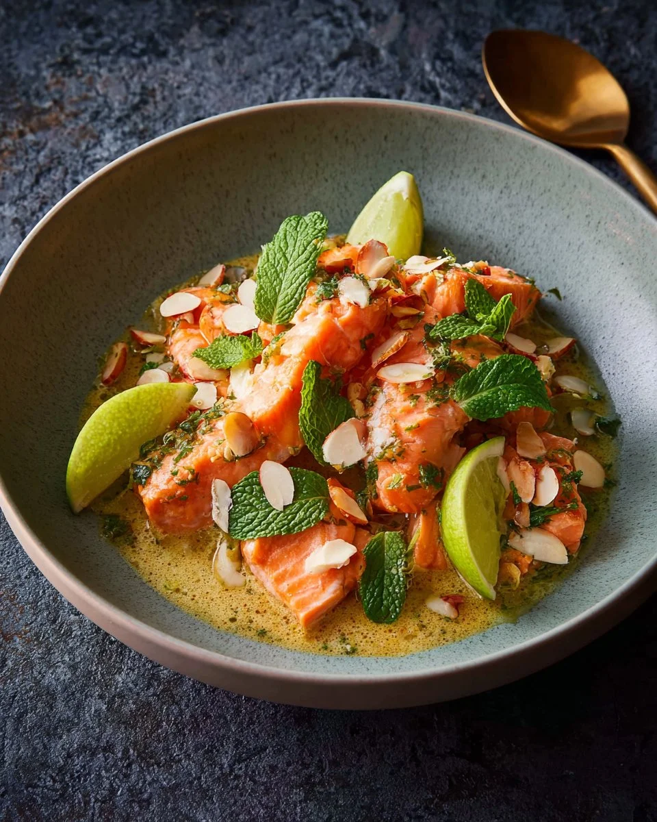 Spicy Salmon Sashimi Salad