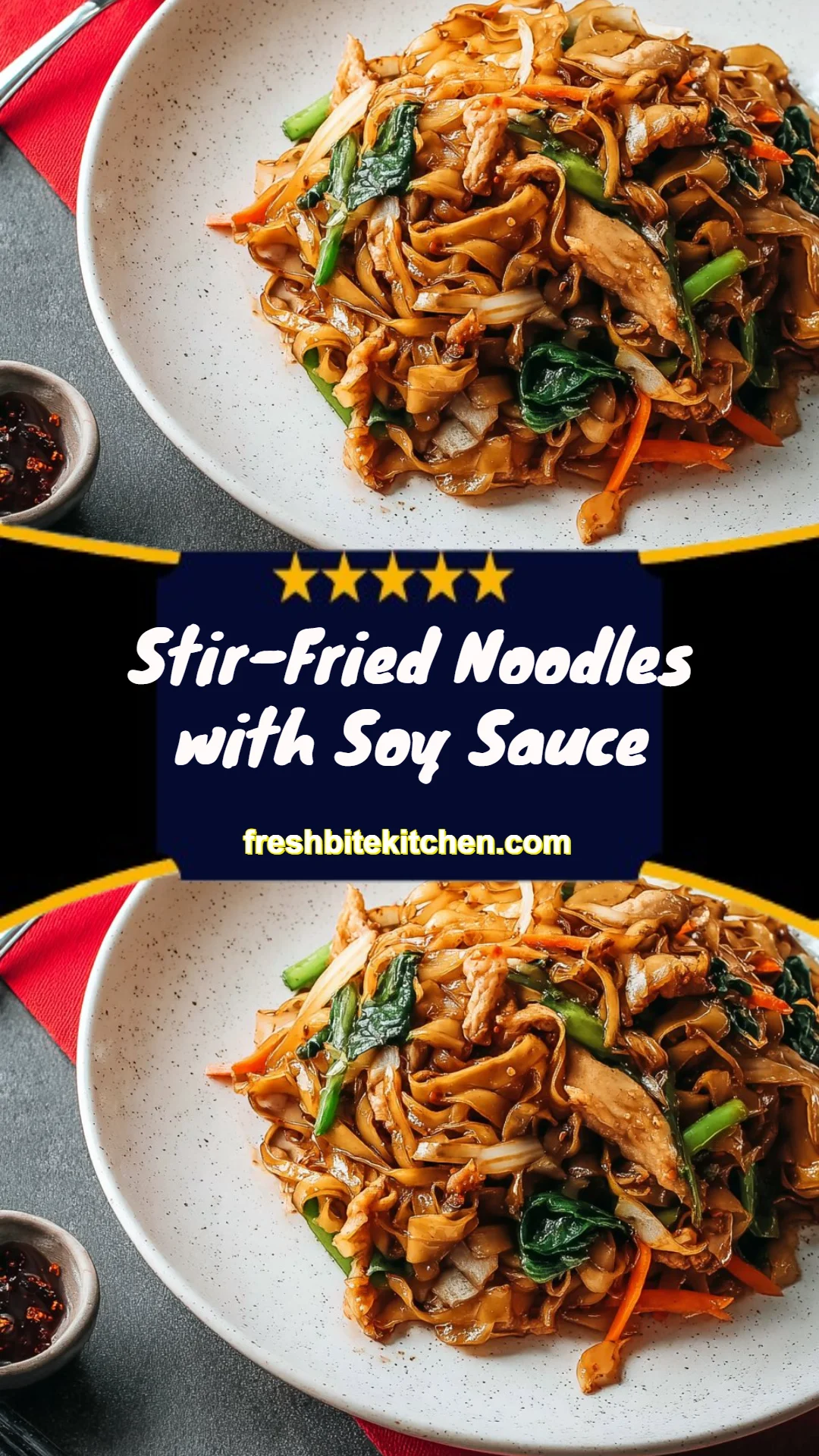 Stir-Fried Noodles with Soy Sauce