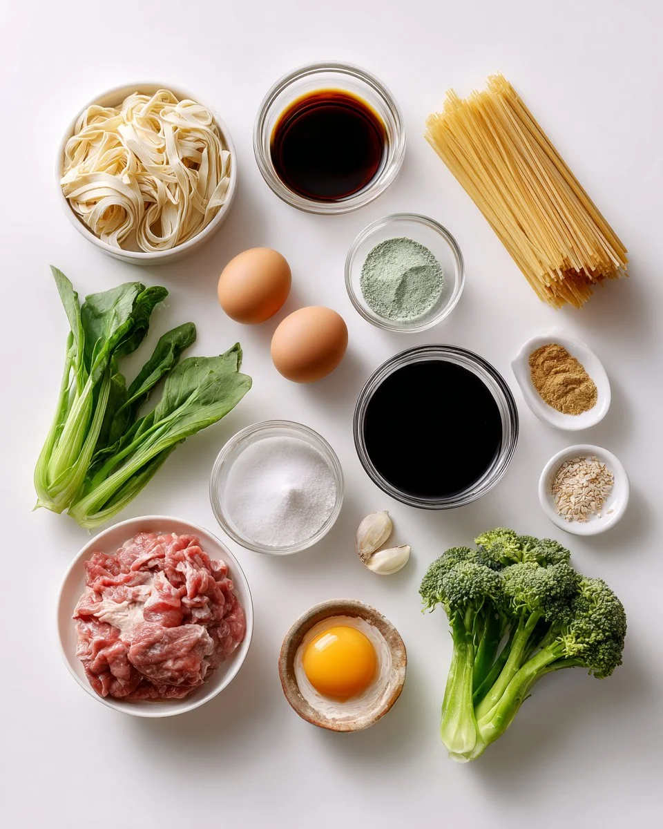 Stir-Fried Noodles with Soy Sauce