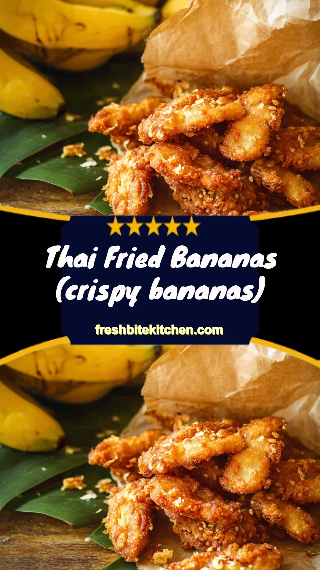 Thai Fried Bananas (crispy bananas)