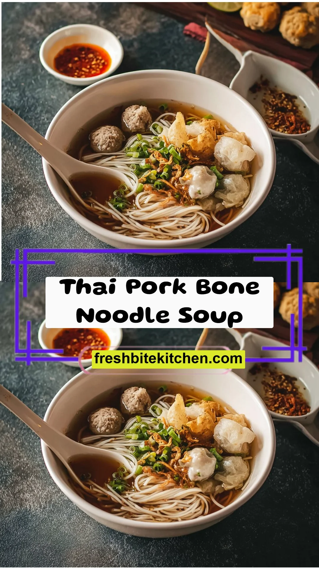 Thai Pork Bone Noodle Soup