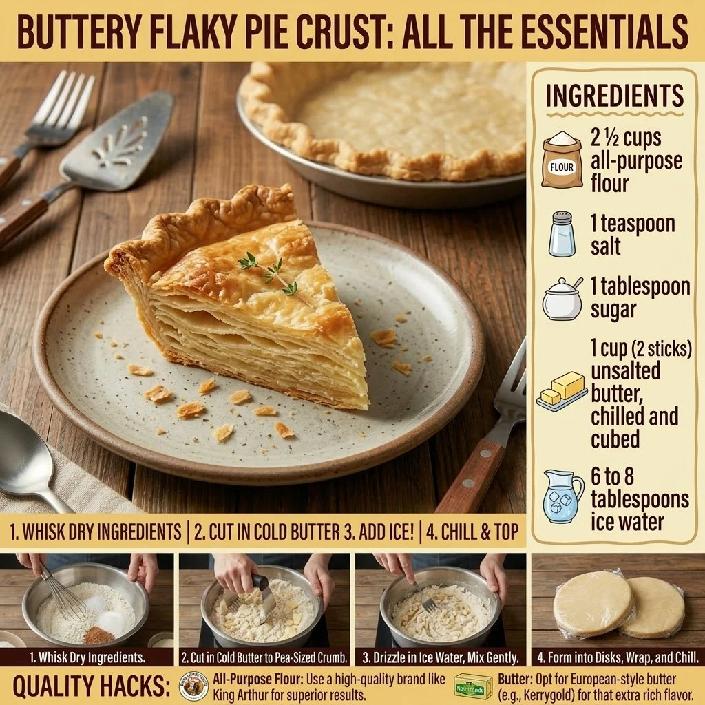 Buttery Flaky Pie Crust