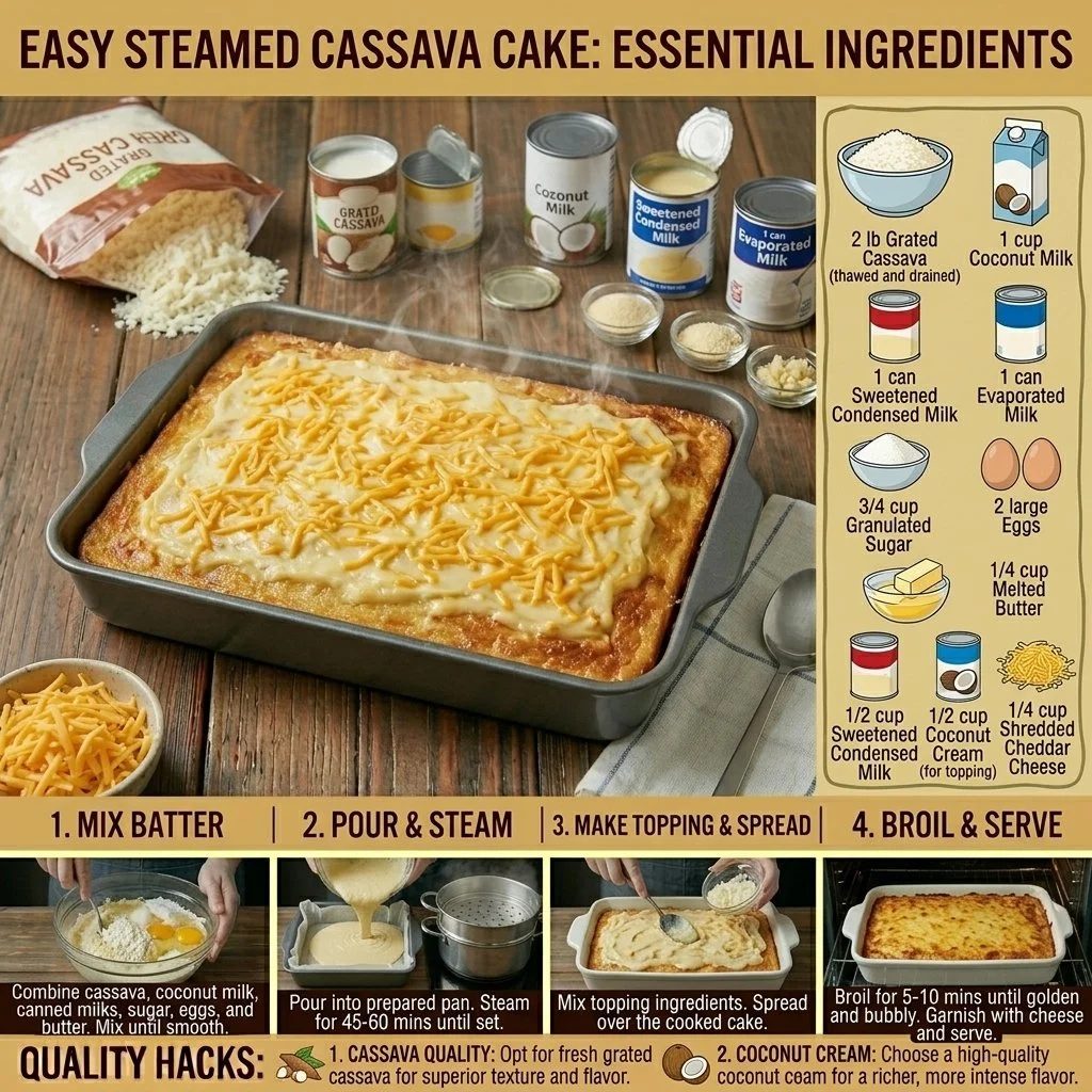 Easy Steamed Cassava Cake