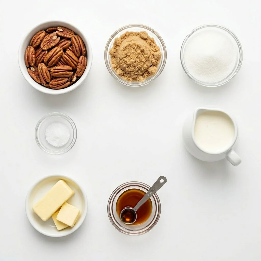 Easy Vanilla Pecan Pralines