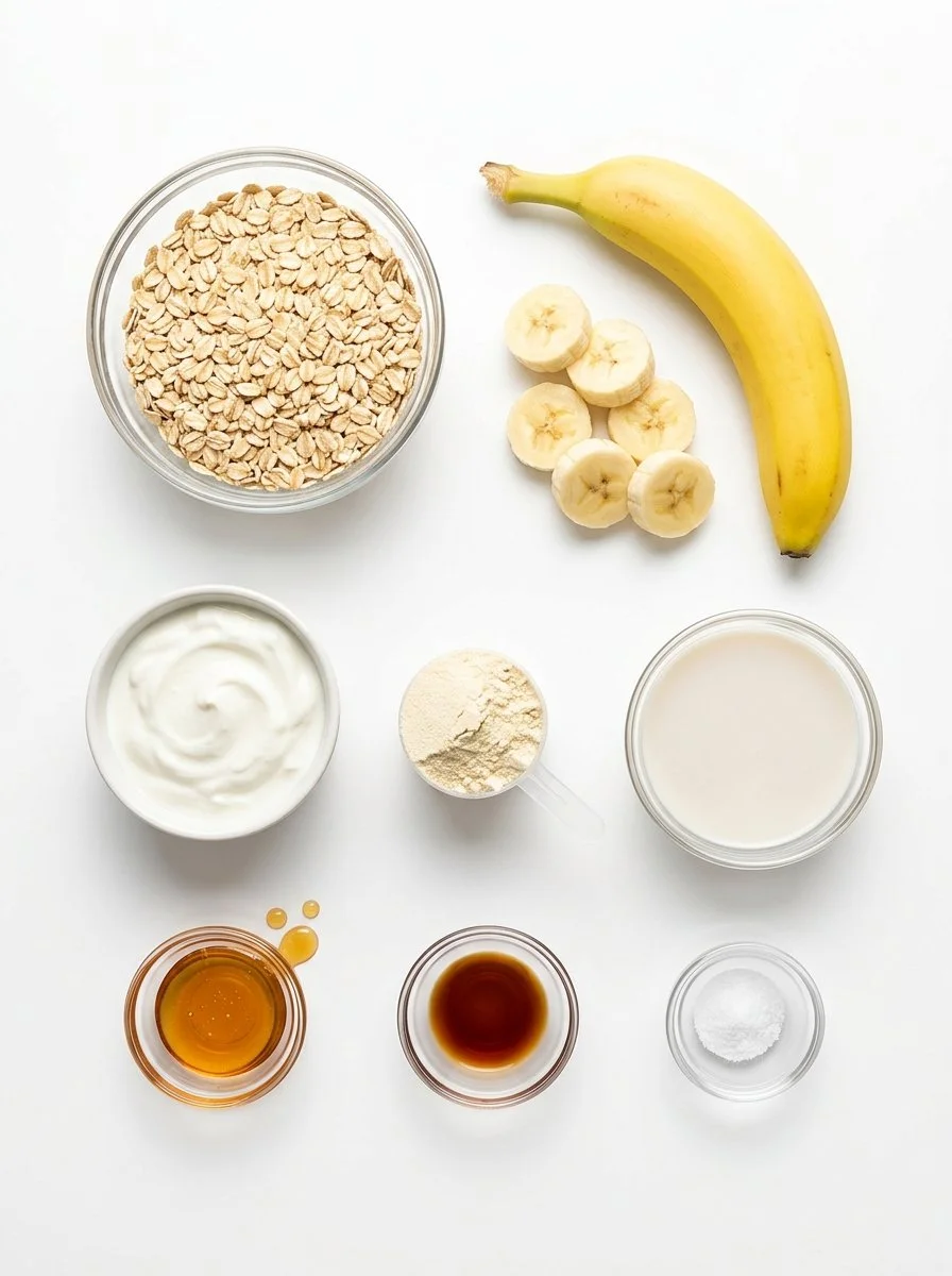 Banana Cream Pie Protein Overnight Oats