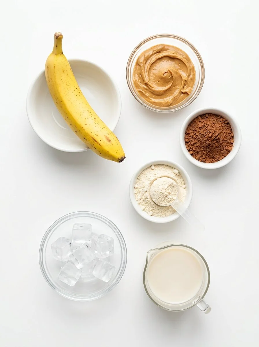 Chocolate Peanut Butter Protein Smoothie