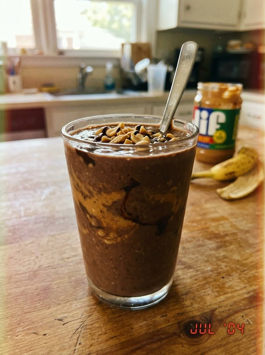 Chocolate Peanut Butter Protein Smoothie