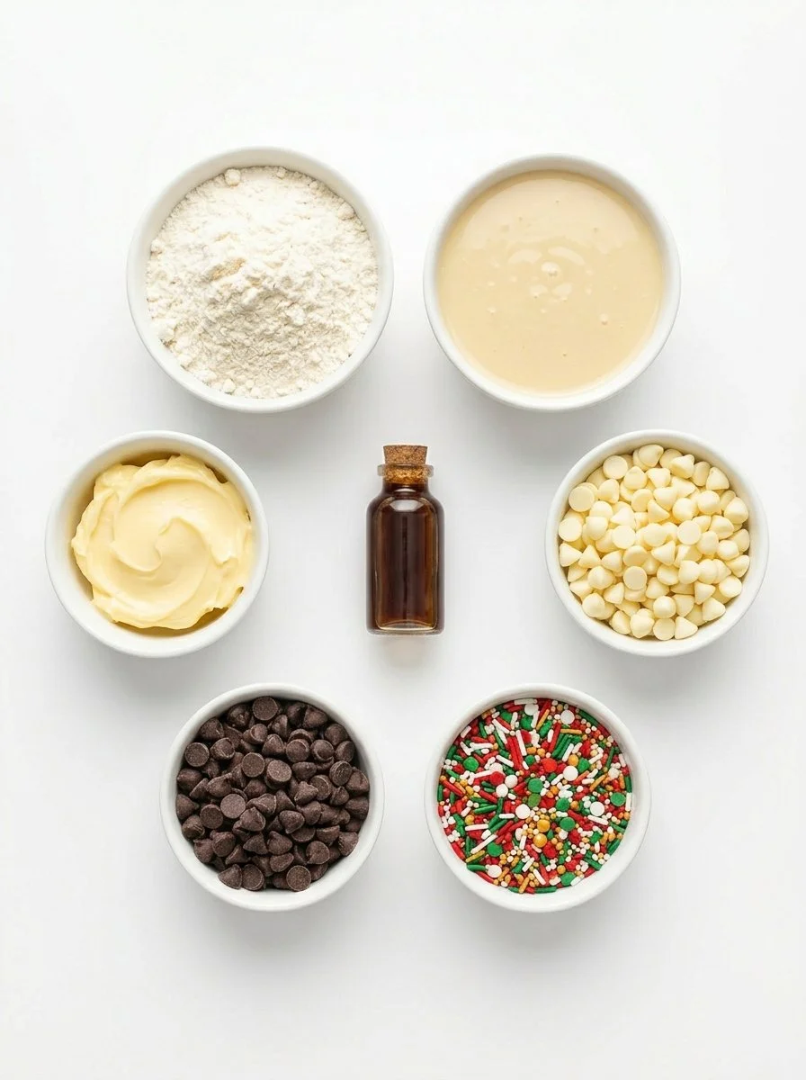 Christmas Cake Batter Fudge