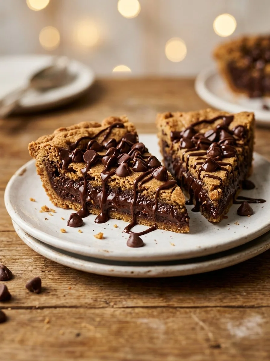 Easy Chocolate Chip Cookie Pie