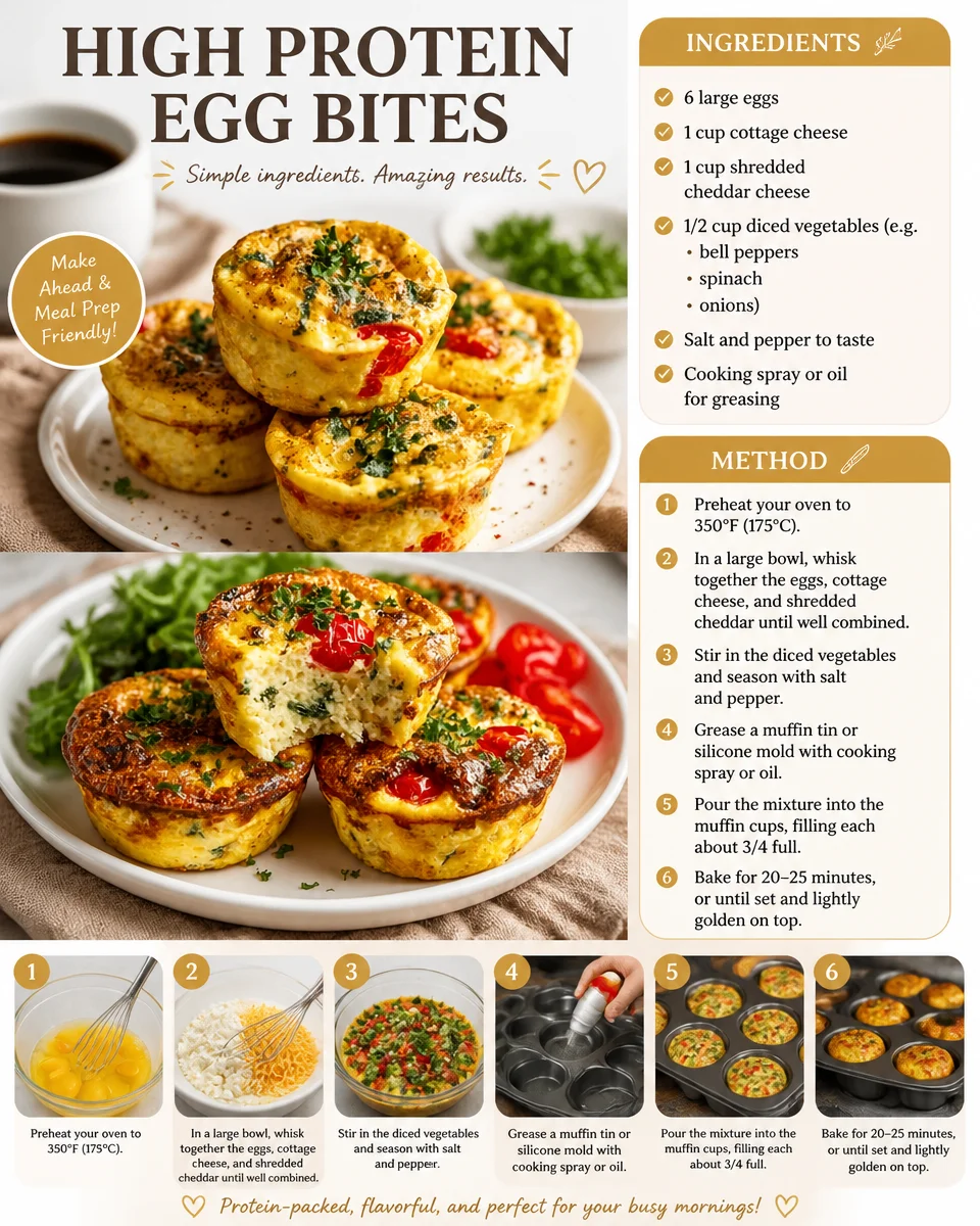 High Protein Egg Bites