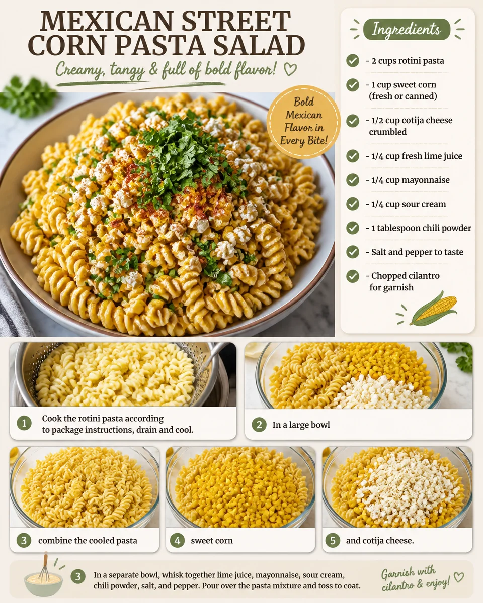 Mexican Street Corn Pasta Salad