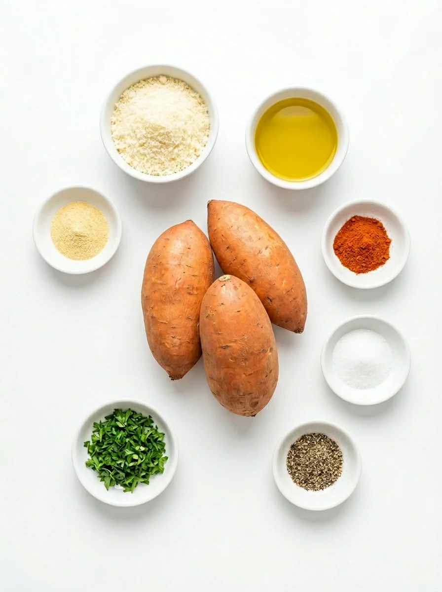 Parmesan Garlic Sweet Potato Fries