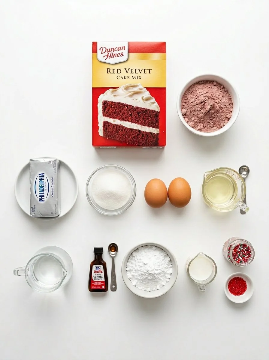 Red Velvet Cheesecake Bundt Dump Cake